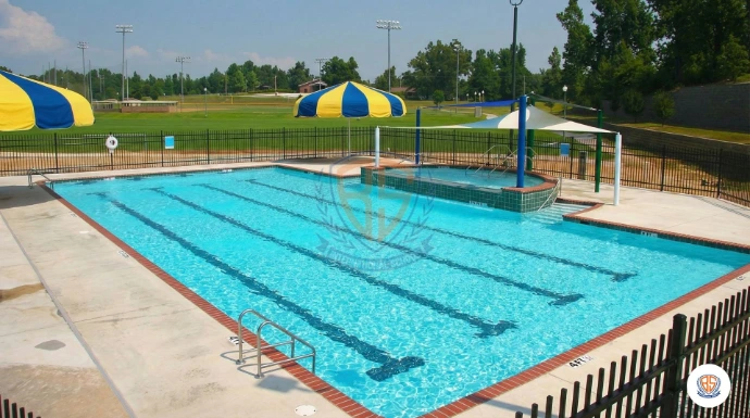 School swimming pool facility for students