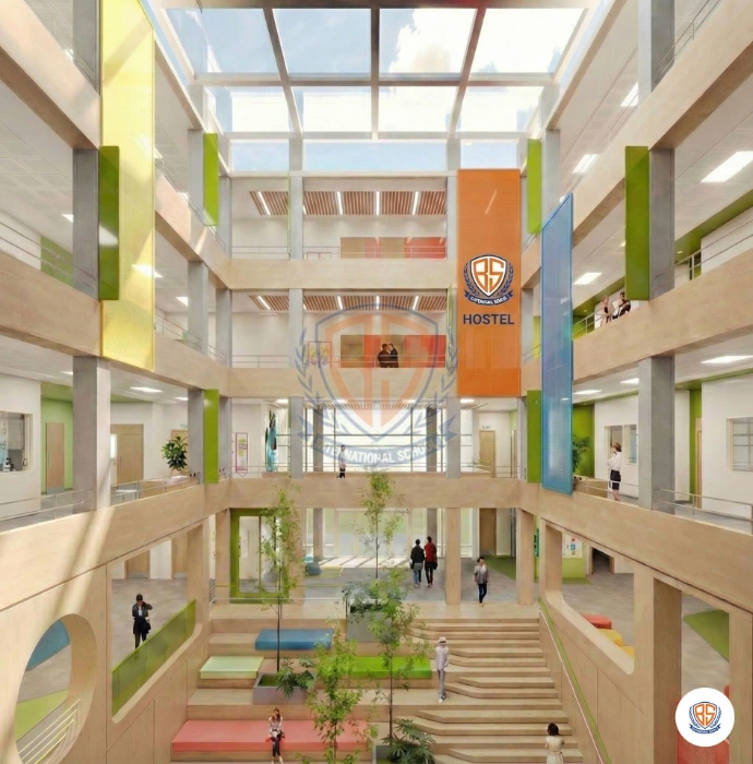 Spacious  modern school 