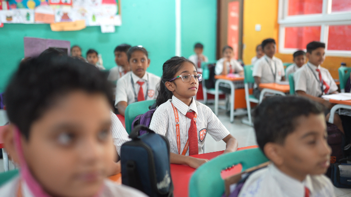 Students in Classroom of BS International School